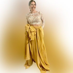 Two Piece Wedding dress